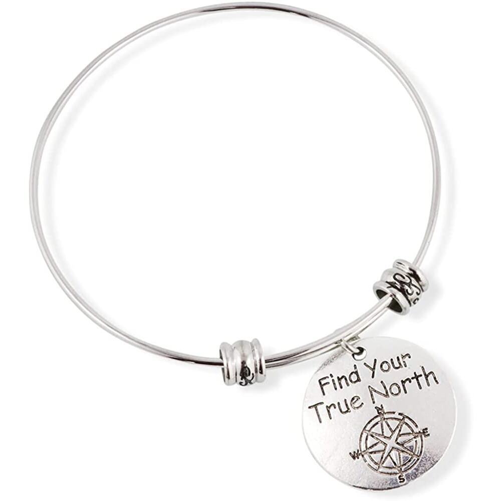 Find Your True North Bangle Bracelet Jewelry